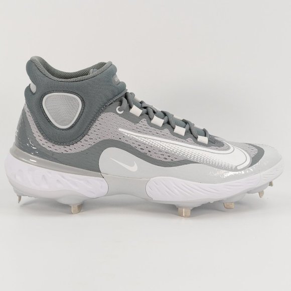 Nike Alpha Huarache Elite 4 Mid \'Wolf Grey White\' DJ6520-012 Baseball size 13.5 main image 8